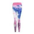 thumbnail image 5 of Gibobby Pantalones de mezclilla Active Stretch Fitness Leggings para mujer Tie-dye Yoga Pants Running Sports Yoga Pants(Rosa， M), 5 of 5