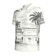 thumbnail image 2 of Rocae Summer Vacation Scene With Camping Van for Men's Short Sleeve Polo Shirt, Quick Drying Performance Moisture Wicking Sports Men's Golf Shirt Large, 2 of 9