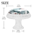 thumbnail image 4 of 4 Pcs Round White Knobs for Kitchen Cabinet Cupboard Dresser Bookcase Merry Chrismas Drawer Pulls Handles Home Decor, 4 of 8