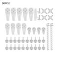 thumbnail image 1 of 42pcs Traceless Hooks Plastic Photo Picture Frame Hangers Invisible 15LBS Wall Hooks, 1 of 8