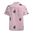 thumbnail image 3 of High Quality Hawaiian Shirts for Men Short Sleeve Aloha Beach Shirt Floral Summer Casual Button Down Shirts Blouses PPPT8S, 3 of 7