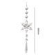 thumbnail image 5 of Adornos Cristal para Recoger Luces Campanillas Viento Diamantes Copos Nieve Cristal Transparente Colgantes Navideños Serie Cristal Transparente (D), 5 of 9