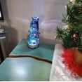 thumbnail image 3 of AYNEFY 7 Colored Adjustable LED Lighted Silver Rotating Crystal Display Base Stand Holder with AC US Adapter, 3 of 8