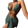 thumbnail image 1 of Conjunto Cómodo de Traje de Baño de Mujeres, Traje de Baño Sexy Y de Moda de Color Sólido para las Vacaciones en la Playa, 1 of 7