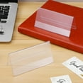 thumbnail image 5 of OULII 10Pcs Transparent Acrylic Name Plate Holders Dual Sided Desk Sign Display for Office, 5 of 6