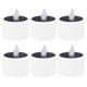 thumbnail image 1 of Paquete de 6 lámparas decorativas sin llama para exteriores con ambiente romántico de jardín, velas LED solares, 1 of 8