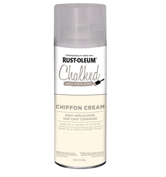 RustOleum CHALKED Ultra Matte Paint, Chiffon Cream