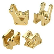Power Hobby PHBPHRYFT-02 Axial Front Rear Link Mount Shock Mount, Brass