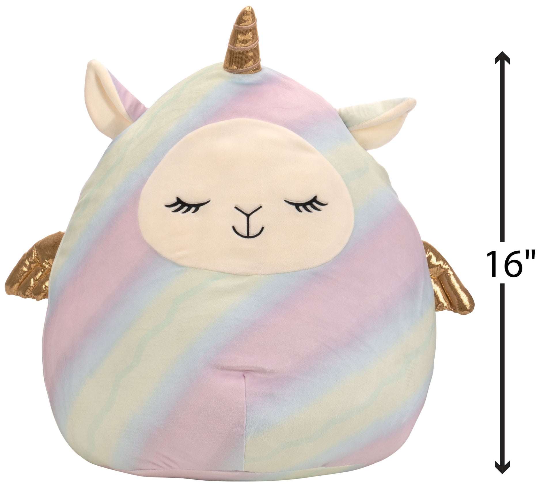 NEW Squishmallows “Lucy-May” Llama-Corn Neck Pillow 