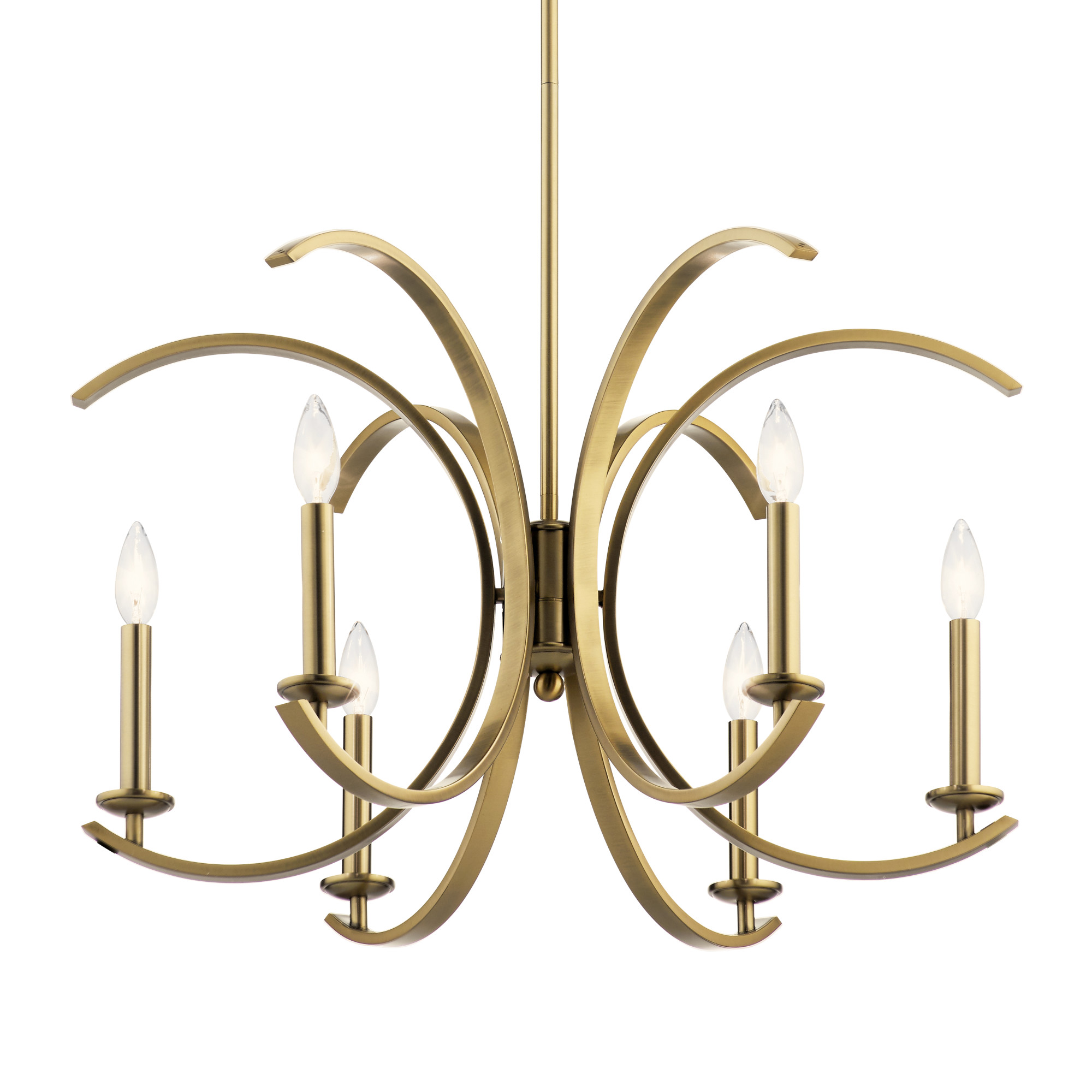 Kichler 52116 Cassadee 6 Light 26" Wide Taper Candle Style Chandelier