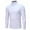 White, variant on Patlollav Mens Solid Turtleneck Casual Slim Fit Pullover T-Shirt Bottoming Shirt