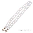 thumbnail image 4 of Cadena de doble hilera para bolso, delicada cadena para bolso de mano, correa de hombro, accesorio de repuesto para niñas y mujeres (cristal, 60 cm), 4 of 7