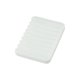 thumbnail image 3 of Jabonera de silicona, jabonera con drenaje automático, prolonga la vida útil del jabón, jabonera de baño para barras de jabón secas, escurridor de jabón para almacenar jabón limpio y seco, blanco, 3 of 8