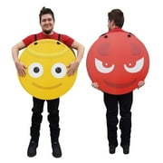 Angel & Devil Emoji Costume Cardboard Standup - 27.5 x 27.5 in.