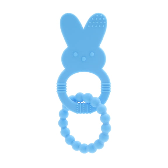 PEEPS® Silicone Baby Teether — Blue