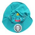 thumbnail image 2 of Sombrero de visera con ventilador Salvador Sombrero de ventilador de refrigeración Ligero 3 velocidades Recargable por USB Lindo Hebilla A, 2 of 8
