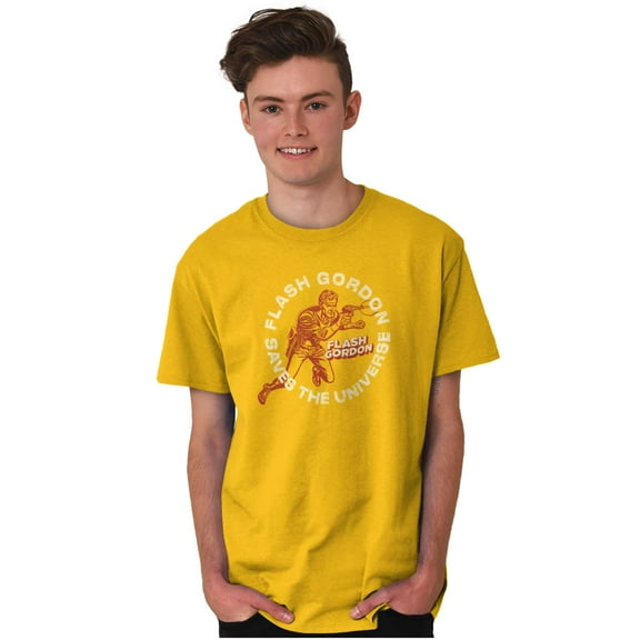 Flash Gordon Superhero Comic Book Men's Graphic T Shirt Tees Brisco Brands S
