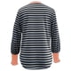 thumbnail image 5 of MHFRRA Blusa Informal Cómoda de Manga Larga con Cuello Redondo y Rayas a La Moda, Suave y Elástica, para Uso Diario Gris, 5 of 5