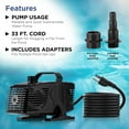 thumbnail image 5 of Alpine Corporation Tornado Pump 1500Gph / 33 Ft. Cord, 5 of 14