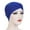 Royal Blue, variant on Visland Women Turban Cross Caps Vintage Beanie Headscarf Elastic Headwrap Hat