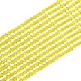 thumbnail image 1 of Uxcell 3mm 2300 Pcs Cuentas de Cristal Bicone para Hacer Joyas y Proyectos de Manualidades DIY, Amarillo Limón, 1 of 6