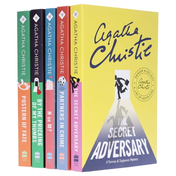 A Tommy and Tuppence Mystery Series by Agatha Christie 5 Books Set - Fiction - Paperback