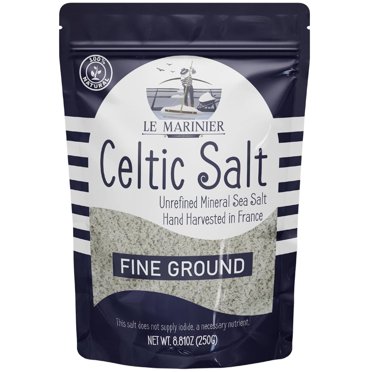 Saltique 5 Lb Baja Sea Salt Fine Ground - Unrefined, 90+ Minerals, Paleo & GMO-Free