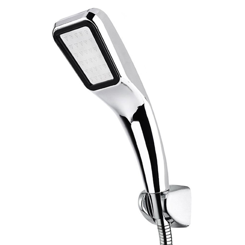 Langgg 300 Hole Pressurized Water Saving Shower Head ABS With Chrome Plated Bathroom Hand Shower