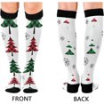 thumbnail image 2 of Coolnut Christmas Tree Compression Socks for Men & Women 1 Pack, Knee High Stockings for Running, Sport, Hiking & Travel, 2 of 6