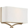 thumbnail image 4 of BRK-A3702-VG Crystorama Lighting Brinkley - 2 Light Wall Mount-Vibrant Gold Finish, 4 of 11