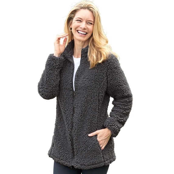 Cozy Zip Jacket by Easy Essentials