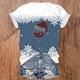 thumbnail image 2 of Blusas de Manga Corta para las Mujeres Causal Cuello en V Camiseta Sólida, Blusas de Verano de las Mujeres para el Hogar Y Diario, 2 of 3
