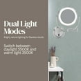 thumbnail image 3 of Neo Modern LED Lighted Wall Mirror - Hardwired, 3 of 8