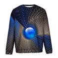 thumbnail image 4 of Lilgiuy Men Casual Round Neck Long Sleeve Pullover 3D Printed Sweatshirts Blouse for Office Business Work, 4 of 4