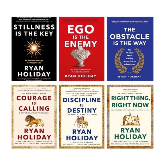 Ryan Holiday 6 book masterpiece collection set