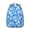 Sky-blue-2, variant on Flamingo Crochet Backpack - Handmade Cotton Yarn Construction, Stretchable to Accommodate Bulky Winter Gear
