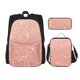 thumbnail image 1 of Balery Rose Gold Glitter Mochila Escolar 3 en 1 para Niños - Mochila Resistente con Lonchera Térmica y Estuche - Mochila Escolar para Niños y Niñas, 1 of 7