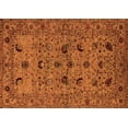 thumbnail image 1 of Ahgly Company Indoor Rectangle Oriental Orange Industrial Area Rugs, 8' x 12', 1 of 4
