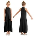 thumbnail image 1 of renvena Combinaison à Jambes Évasées pour Filles Combinaison à Volants Pantalon pour Mariage Concours Fête Décontracté Cloche Noir 10, 1 of 8