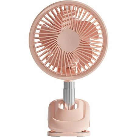 

American Basic Gear Mini Fan Auto Oscillating Clip & Desk Fan Quiet Operation Three Speeds USB Rechargeable