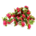 thumbnail image 4 of Red Artificial Rose Vine Garland, 42 Heads Hanging Flower Decor, Flower Garland Rose Vine Artificial Flowers, for Wedding Arch, Garden Decor, Realistic, Multi-Color, By Kingtowag, 4 of 6