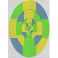 thumbnail image 1 of Ahgly Company Indoor Rectangle Patterned Green Novelty Area Rugs, 4' x 6', 1 of 6