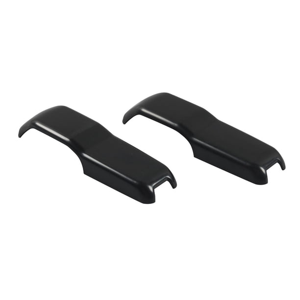 2 piezas de cubierta de bisagra de capó de motor, accesorios exteriores, reemplazo directo, resistente y fácil Negro