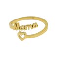thumbnail image 2 of FENGGHAO Mothers Day Retro Alphabet Mama Ring Simple Love Heart Design Alloy Jewelry for Women Personality Gift, 2 of 7