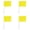 4 Pack, variant on 4Pack Yellow Marking Flags,15x4x5 Inch Marker Flags Use for Yard & Lawn,Boundary & Dog Training,Survey & Landscape,Sprinkler & Surveyor,Garden & Construction,Sturdy,Versatile,UV&Weather Resistant