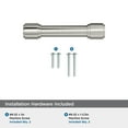 thumbnail image 4 of Amerock Faircrest 3 inch (76mm) Center-to-Center Satin Nickel Cabinet Pull, 4 of 6