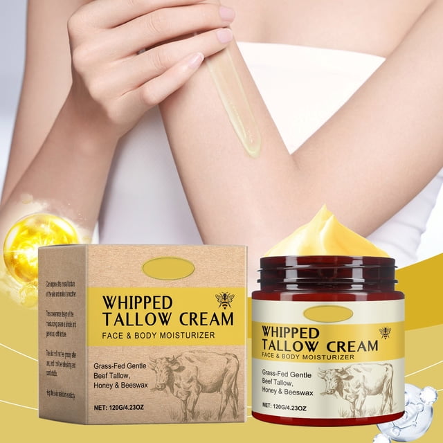 Tallow Care Cream Tallow Lipstick 120g Sebum Facial Moisturizing Cream Grass Feed Tallow Lipstick Moisturizing For Face And Body Softening