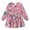 Hot Pink, variant on Fesfesfes Toddler Baby Girl Fashion Long Sleeve Dress Floral Printed Girls Dress Suit Spring