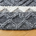 thumbnail image 3 of SAFAVIEH Natura Rebecca Southwestern Area Rug, Charcoal/Ivory, 6' x 6' Round, 3 of 8