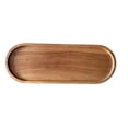 thumbnail image 3 of Bandeja de madera Plato de madera Vajilla Platos de postre Tabla de cortar Encimera Comida oval, 3 of 9